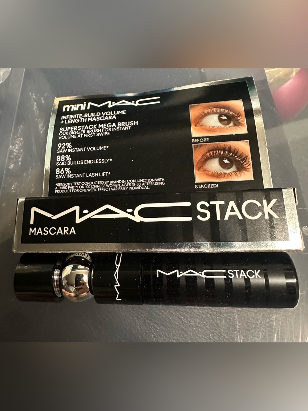 MAC Cosmetics mini MAC MACStack mascara mega brush